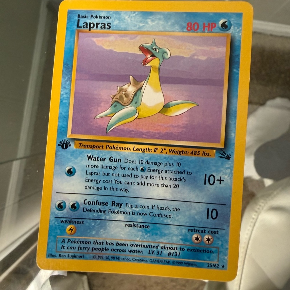 Lapras Pokémon Card